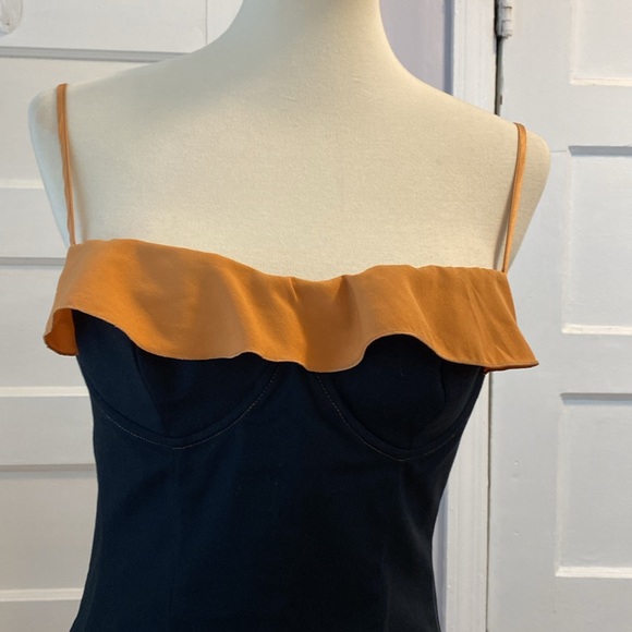 Just Cavalli Bustier Mini Dress, Size 44/US 8 - Picture 3 of 17